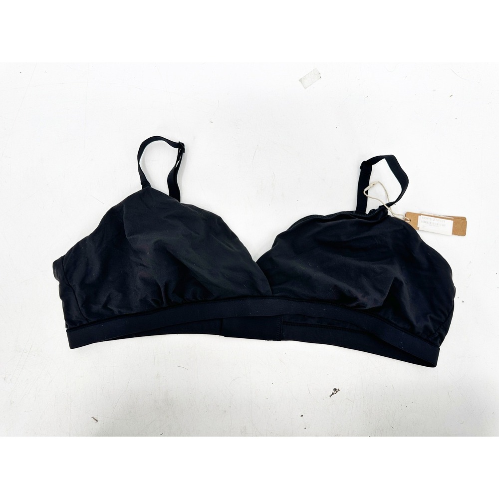 Skims Triangle Bralette 2X Black Fits Everybody Onyx Loungewear Casual